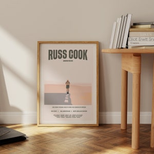Hardest Geezer 'Russ Cook' Print World Record Running Print Digital Art Wall Art Custom Prints image 3