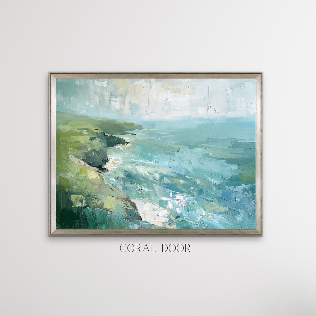 Ireland Coastal Landscape Wall Art, Cliffs of Kinsale, Fine Art Print ...