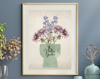 Birth Flower Art Print Gifts