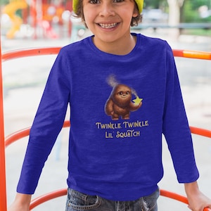 Twinkle, Twinkle, Lil' Squatch Toddler Long Sleeve Tee - Little Legends Series