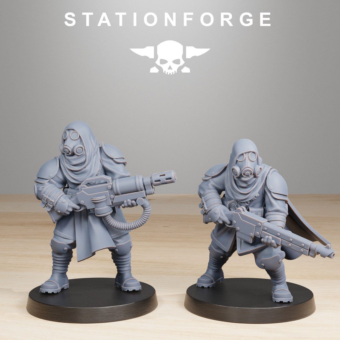 Corrompu Guard Walkers - Grimguard Stationforge - 28mm Tabletop