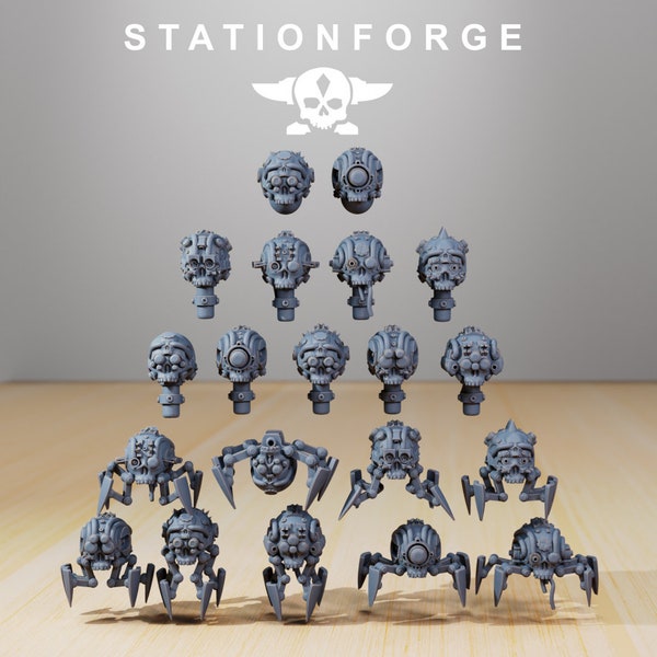 Servo Bots & Heads - StationForge - 28mm