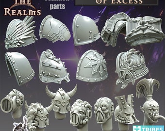 Legionaires of Excess Bits vers.A heads and shoulders - Across the Realms 32mm