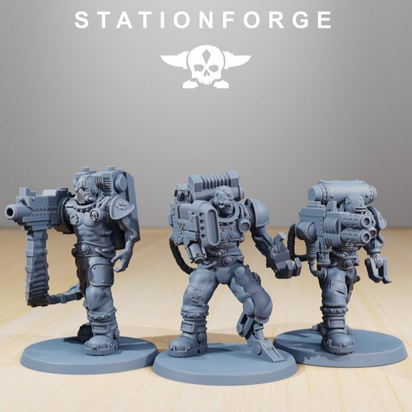 Scavenger Cyborgs - StationForge - 28mm