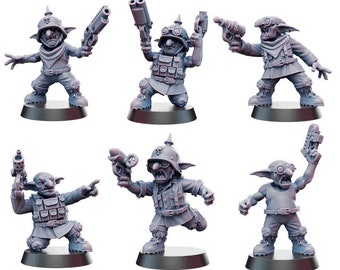 Space Goblin Herd Pistols - Kyoushuneko Miniatures