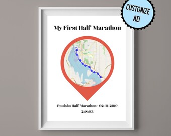 My First Half Marathon Print