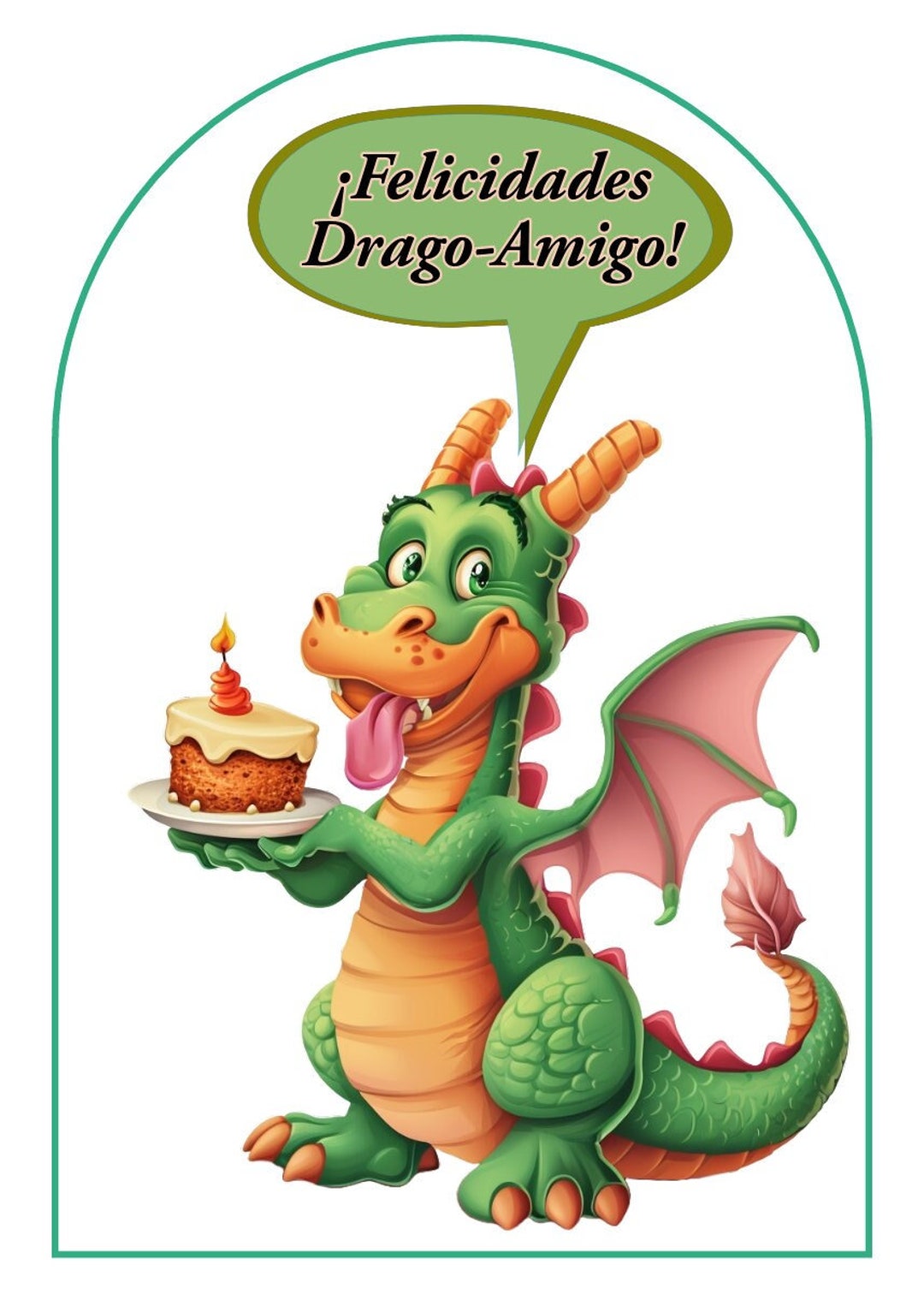 Printable Birthday Cards, Instant Download, Dragon Birthday Cards ...