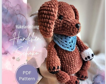 Crochet Pattern/Crochet Pattern Dog Chocolate