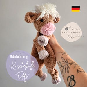 Modello all'uncinetto Cuddly Bull Eddy/Modello mucca