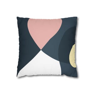 Abstract Print Square Pillowcase, Decorative Throw Pillow Cover, Modern Cushion Case, Home Decor Accent, Unique Sofa Pillow Sham