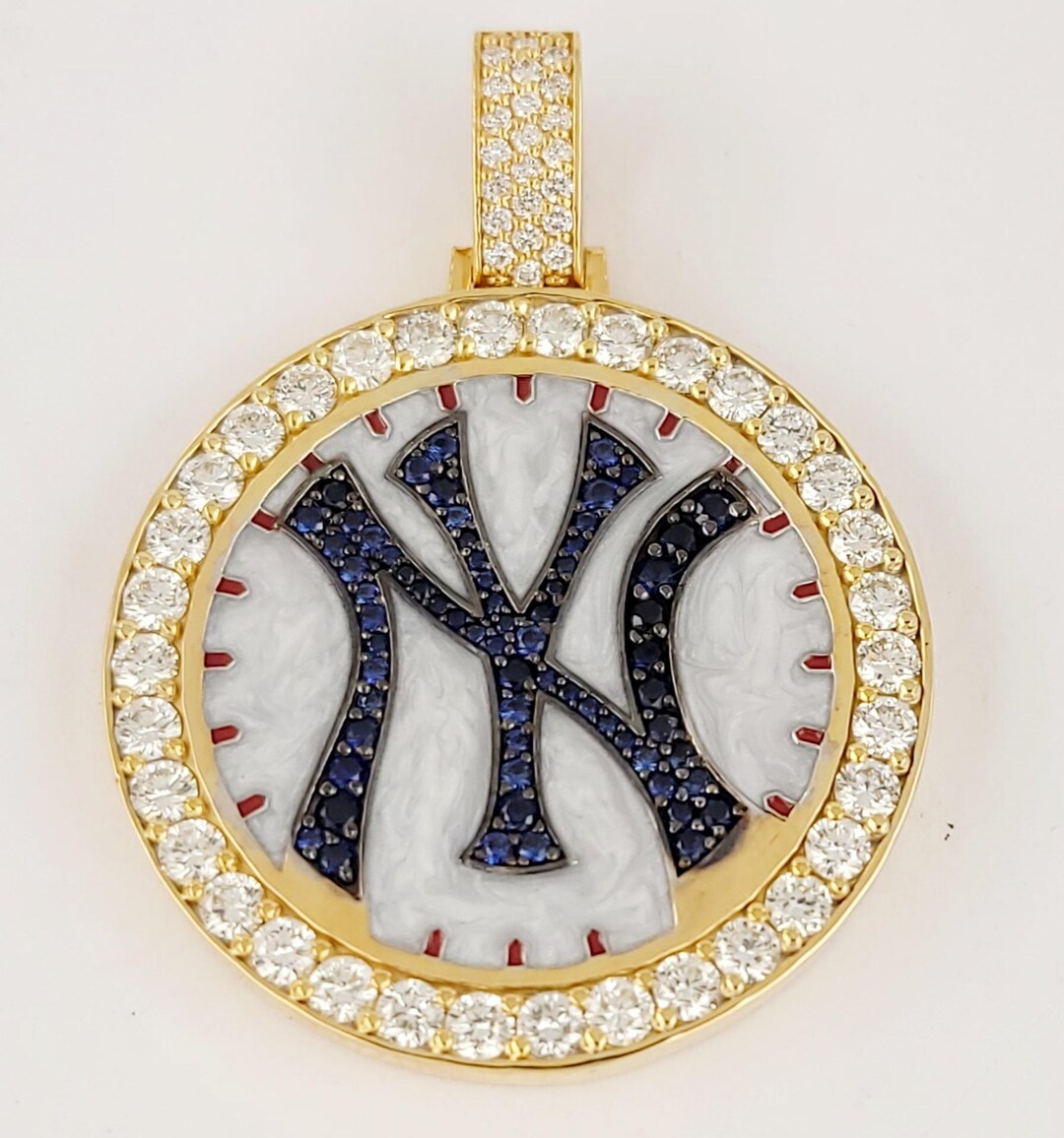 NY Yankee Crest Ring - 18K Gold Plated