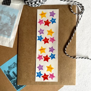Pegatinas de la Sra. Grossman, con temática de estrellas de conversación de los años 80, cortadas a medida. ¡Genial! ¡Lo hiciste genial! ¡Increíble! ¡Guau! Pegatinas de ánimo.