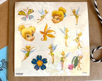 Vintage Prismatic Tinkerbell Sandylion Sparkly Glitter Stickers Mods, Pixie Fairy Dust, Gift For 90s Kid