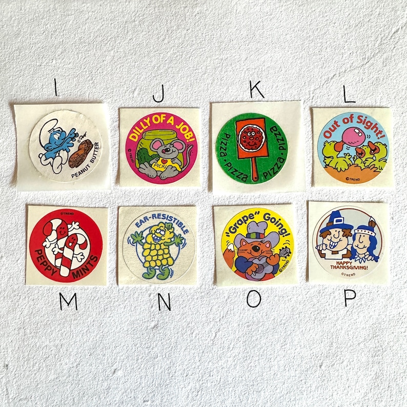 Scratch ‘N Sniff Authentic Vintage 80s 90s Stickers, You Pick Trend ...