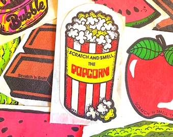 80s Scratch And Sniff Authentic Vintage Stickers, You Pick 3M & Mello Smello Large Matte Collectible Smelly Stickers