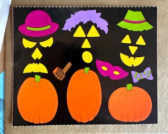 Vintage 90s Decorate A Jack-O-Lantern Sticker Mods Mrs Grossman’s, Happy Mail Stickers For Pen Pal And Journal Supplies, Trick Or Treat