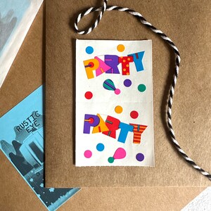 Vintage 90’s Party Word Mods Mrs Grossman’s Stickers By The Yard, Happy Mail Party Stickers