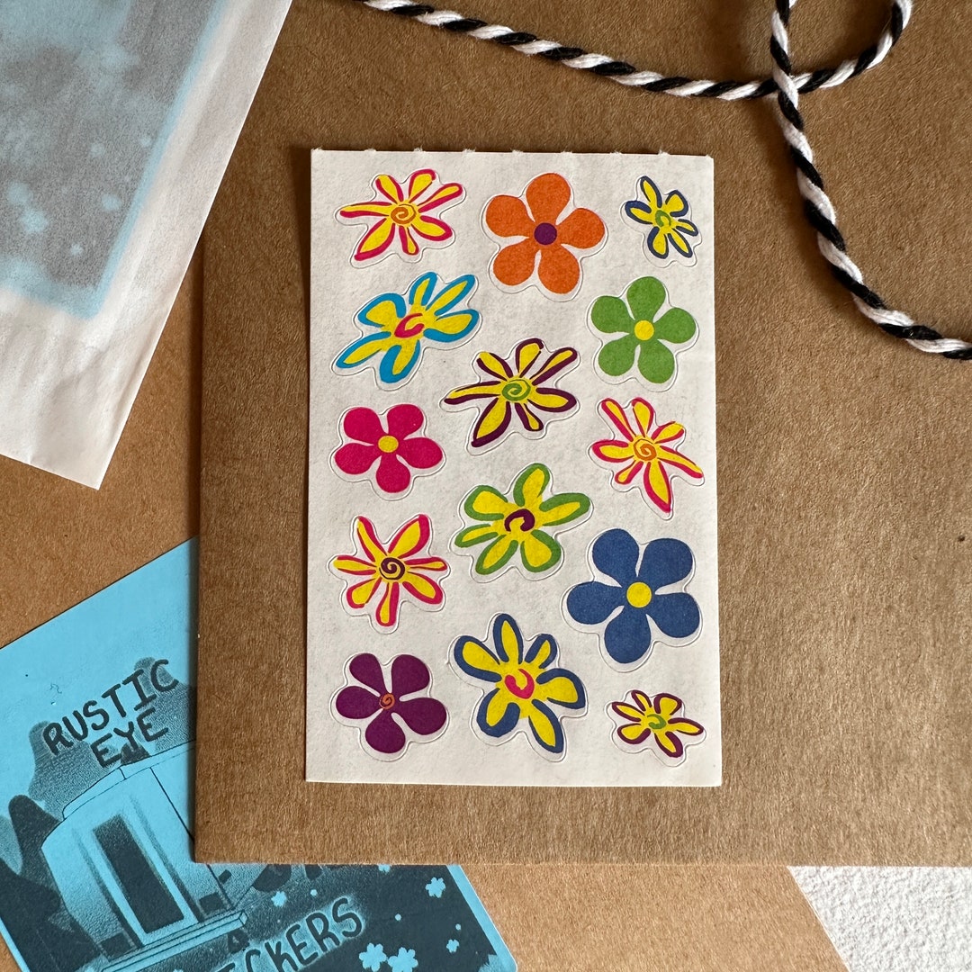 Vintage Spring Flower Sticker Mods, Bullet Journal Stickers, Gift for ...