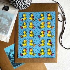 Stickers vintage poussins habillés jaune, cadeau pour les amateurs de poulet et de poule, autocollants de Pâques mignons pour agendas et journaux