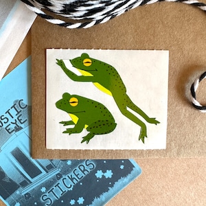 Vintage Frogs Mods Mrs Grossman Stickers, Journalling Supplies, 1980’s Sticker Collection