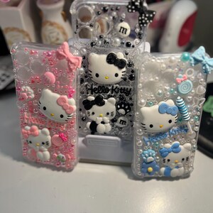 Hello Kitty Diamond Cell Phone Case: Trendy Custom iPhone 17 pro max case afbeelding 2