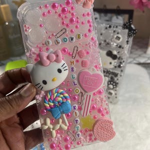 Hello Kitty Diamond Cell Phone Case: Trendy Custom iPhone 17 pro max case afbeelding 12