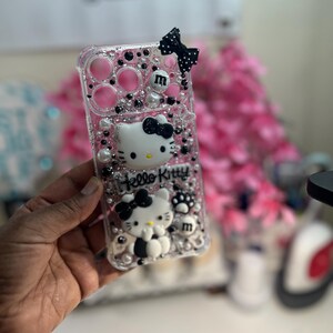 Hello Kitty Diamond Cell Phone Case: Trendy Custom iPhone 17 pro max case afbeelding 7