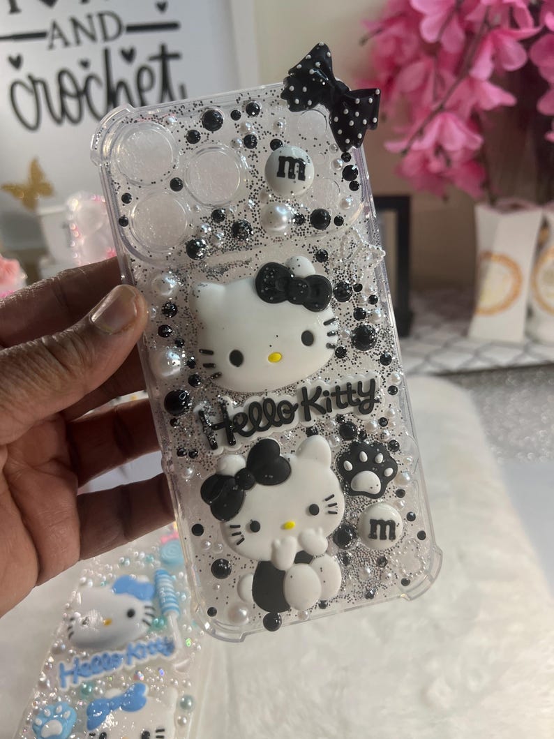 Hello Kitty Diamond Cell Phone Case: Trendy Custom iPhone 17 pro max case afbeelding 13