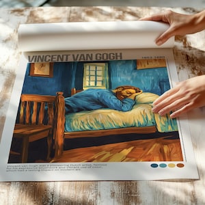 Van Gogh Quote Art Print, Van Gogh Poster, Digital Download Art, Vincent Van Gogh Poster, Digital Art, Wall Decor