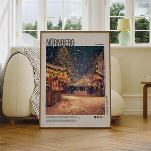 Nuremberg Christmas Market Print Black and White, Nuremberg Wall Art, Nuremberg Poster, Nuremberg Holiday Photo, Nürnberg Christmas Poster
