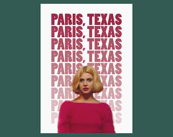 Paris, Texas - A4 - Film Poster - Wim Wenders