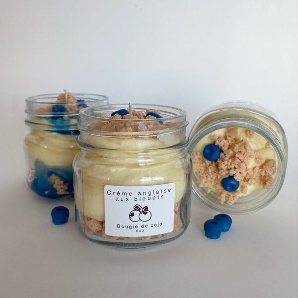 Blueberry Custard Candle