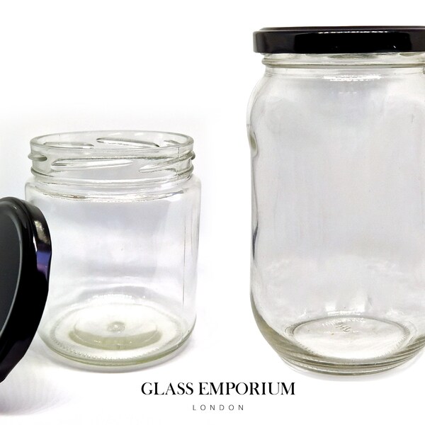 Glass Jam Jars With Lids Etsy