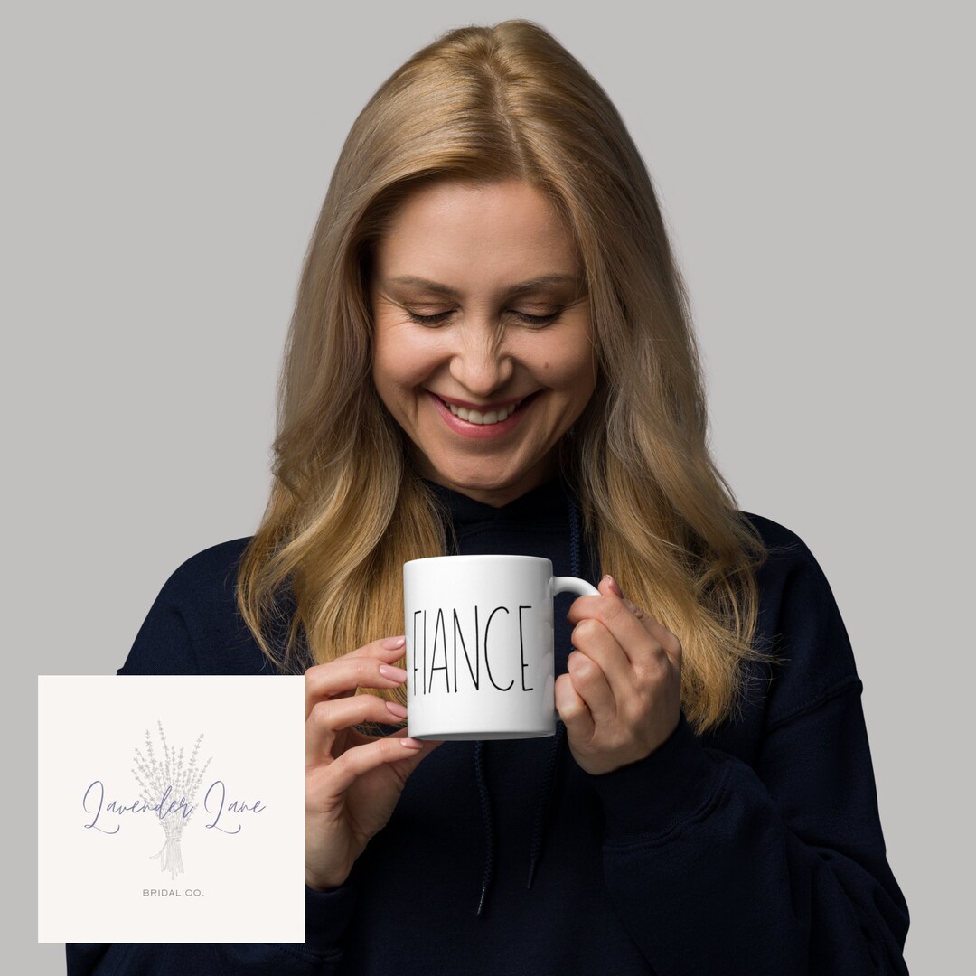 Charming Rae Dunn Style fiance Ceramic Mug Perfect Engagement Gift 11