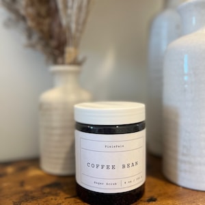 Organic Coffee Bean Body Sugar Scrub 4oz