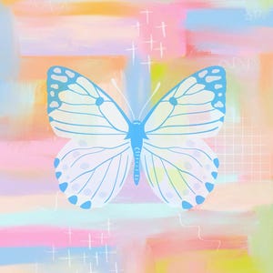 Colorful Butterfly Print