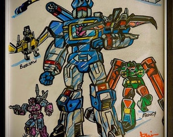 Transformers hand drawn picture