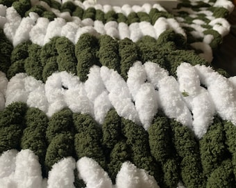 Manta gruesa tejida a mano de 30 x 40, manta de punto, manta gruesa de chenilla tejida a mano, manta de Lapghan/Manta, regalo de Navidad, manta de punto hecha a mano