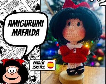 Mafalda - Patrón Amigurumi