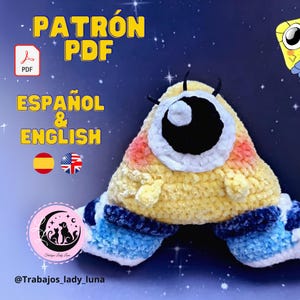 Baby Bill Cipher - Gravity Falls - Amigurumi Pattern - Spanish and English