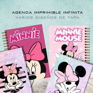 MINNIE INFINITE AGENDA / Perpétua / Diariamente / Arquivo PDF para impressão 201 páginas / Tamanho ofício - A5 / Completo e divertido