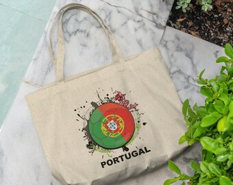 Sacola grande para torcedores de futebol de Portugal, sacola para mães de futebol, sacola para dias de jogos de futebol, sacola para viajantes, sacola para amantes de esportes, ideia de presente para mães de futebol