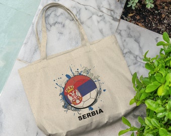 Bolso de mano para fanáticos del fútbol de Serbia, bolso de mano para mamá de fútbol, bolso del día del juego de fútbol, bolso de mano para viajeros, bolso de mano para amantes de los deportes, idea de regalo para mamás de fútbol