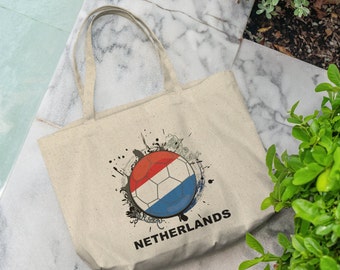 Bolsa de mano para fanáticos del fútbol de Holanda, bolsa de mano para mamá de fútbol, bolsa de día de juego de fútbol, bolsa de mano para viajeros, bolsa de mano para amantes de los deportes, idea de regalo para mamás de fútbol
