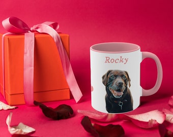 Custom Pet Mug Personalized Dog Mug Coffee Cup Personalized Pet Mugs Custom Mug Dog Lover Mug Gift Mug Gift Valentines Gift Valentines Cup