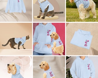 Matching Dog and Owner Set Cat and Owner Set Pet and Owner Hoodie Set Dog Hoodie Gift Dog Owner Gift Dog Maching Gift for Mom Gift for Dad