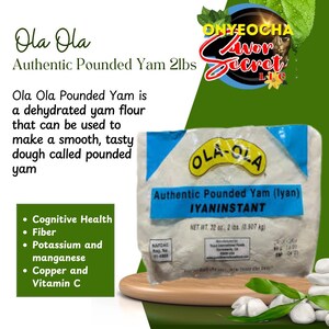 Ola Ola Authentic Pounded Yam 2lbs