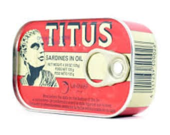 Titus sardine, sardine in sojaolie, Titus sardine 125 g
