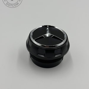 NEW Mercedes S-Class S63 W205 W213 W218 Wheel Center Caps-Black - (Doesn't Include Aluminium Plates)