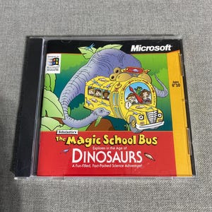 The Magic School Bus Explores In The Age of Dinosaurs 1997 SCIENCE PC Scholastic- Pre Owned
